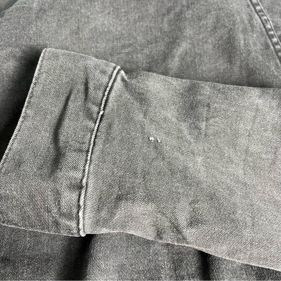 GAP Denim Black Jean Jacket Women’s Size M Classic Stretch Lightweight Coat - Picture 4 of 8